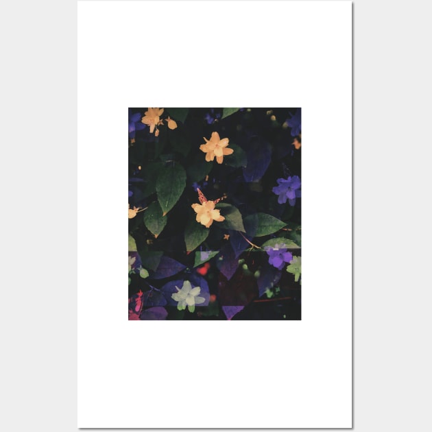 Glitched Butterfly Flower Wall Art by Faeblehoarder